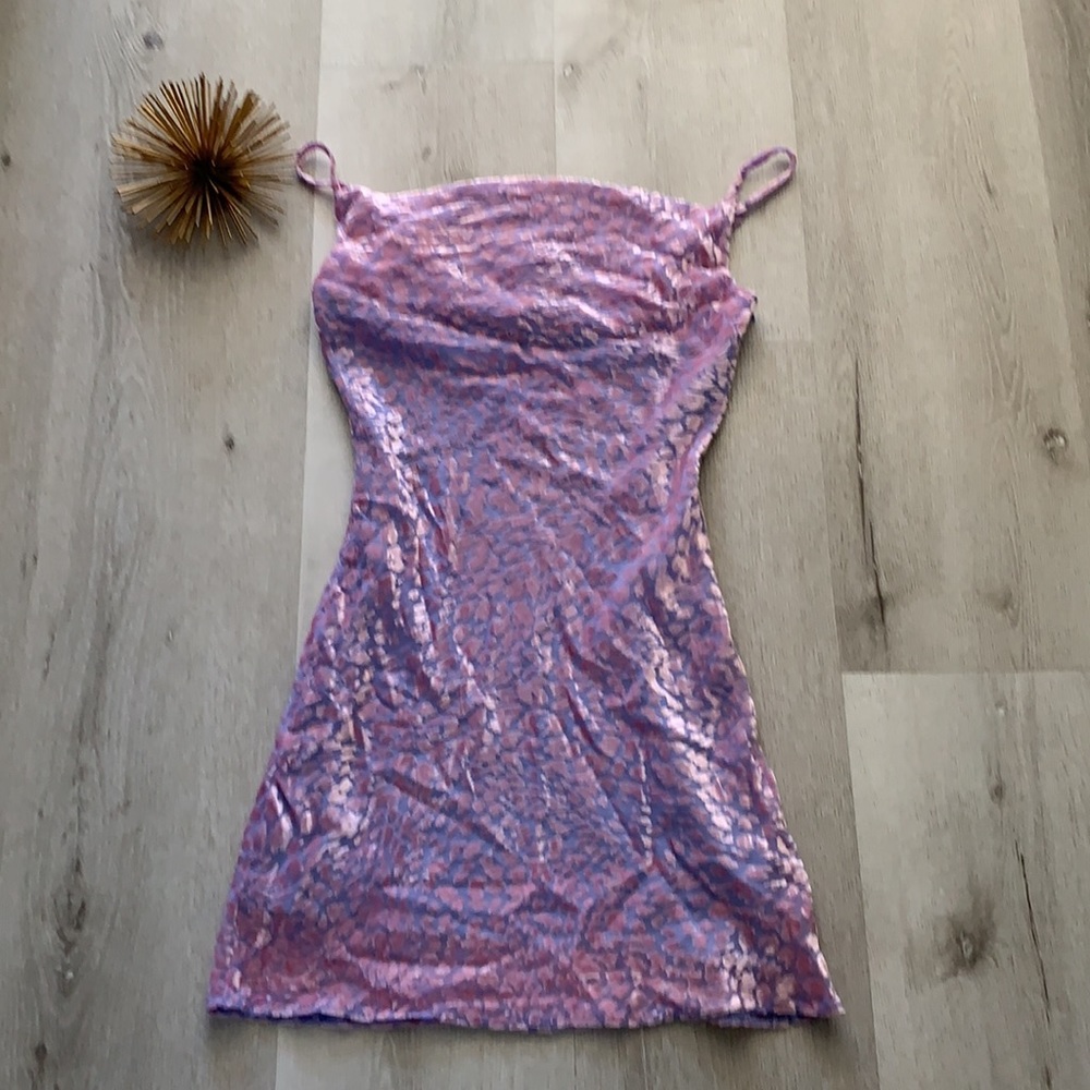 Nasty Gal collection 4 Mini Slip Dress neon mini slip dress party dress NWT - Picture 7 of 13